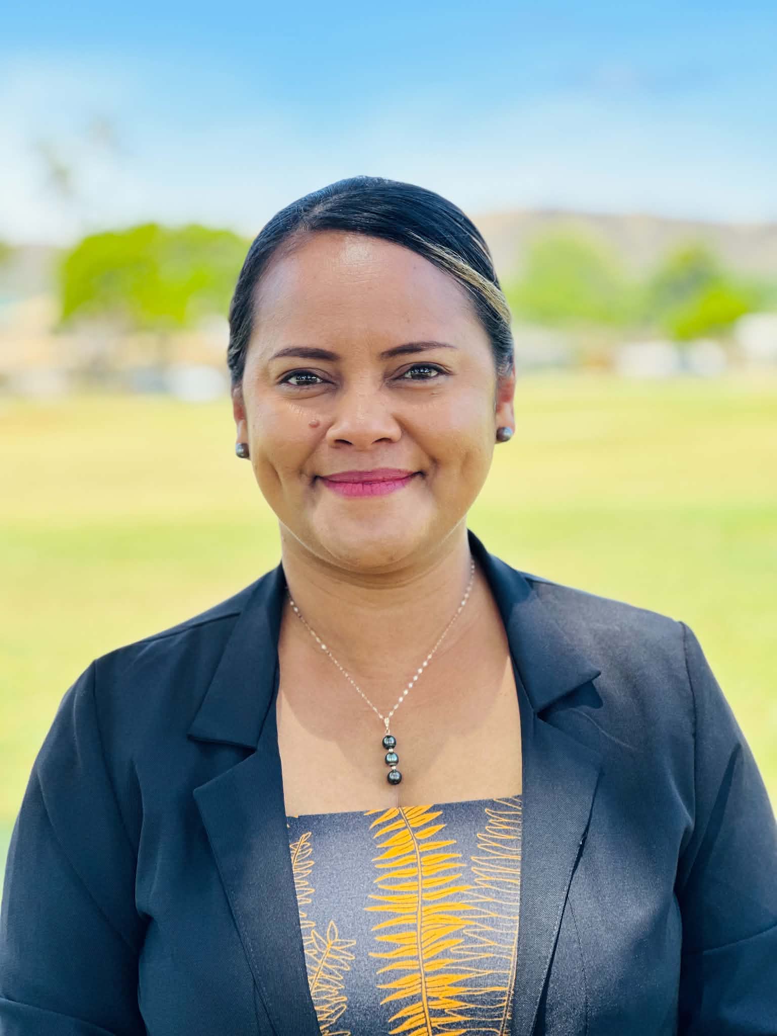 Shanty Sigrah Asher, candidate for Governor of Kosrae State